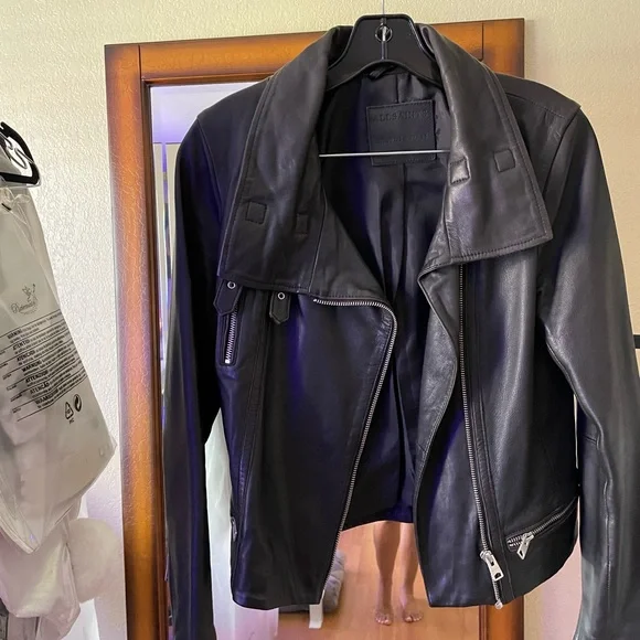 All Saints Bales Biker Jacket - Picture 1 of 10